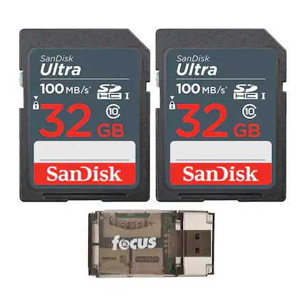 SanDisk Ultra 100 MB/s SDHC I 32 GB
SanDisk Ultra 100 MB/s SDHC I 32 GB
SanDisk
focus