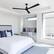 Back. Parrot Uncle - 52" Modern 3-Blade Ceiling Fan with Reversible DC Motor, 6-Speed, Remote Control, No Light - Black.