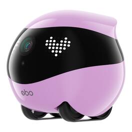 Enabot - EBO Air 2 Whole-Home Mobile Robot 2K Ultra HD Camera, Remote Monitoring and Control - Robin Pink