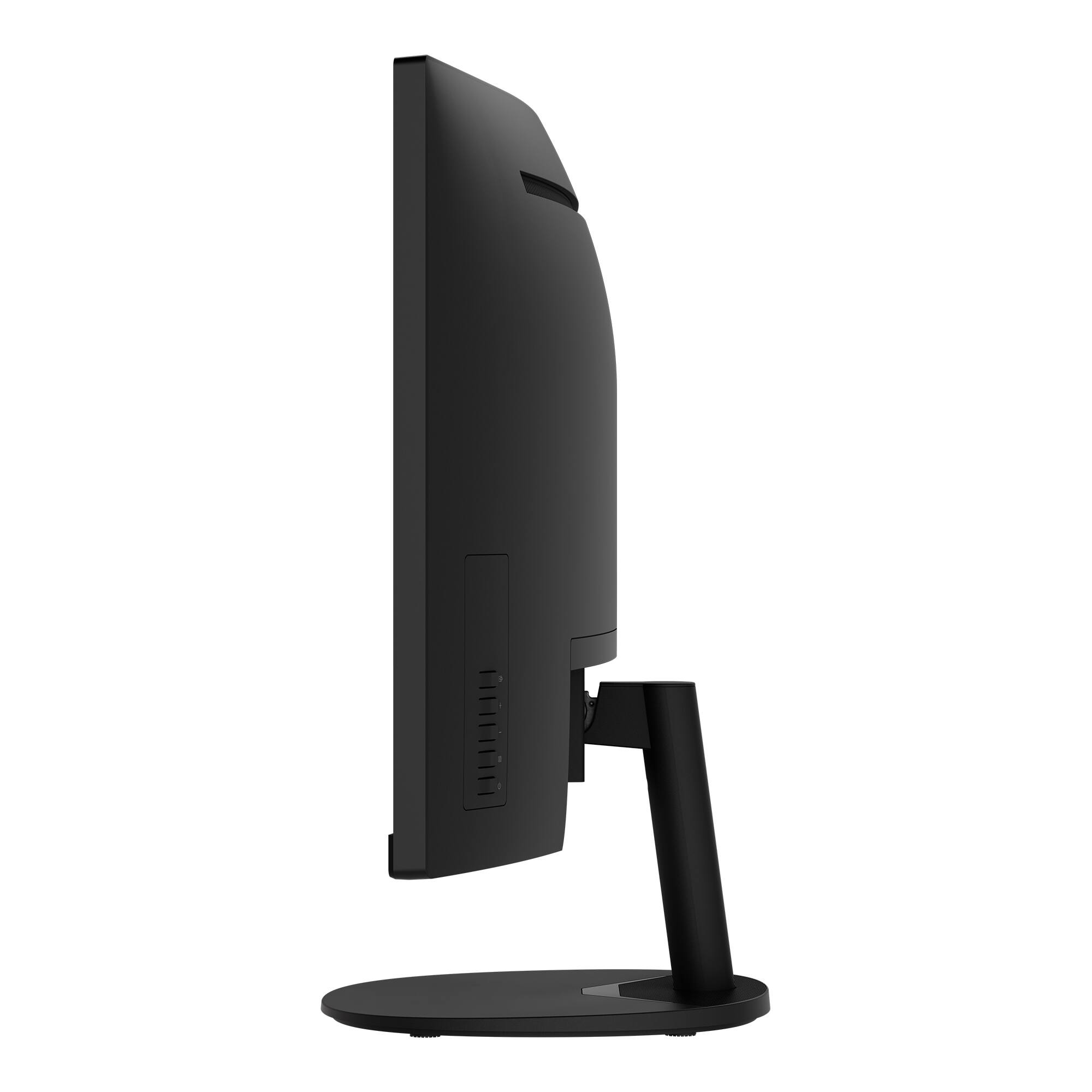 Back. MSI - PRO MP341CQ E12 34" Curved UWQHD 120Hz 1ms VA Business Monitor with Built-in Speakers( (DisplayPort, HDMI ) - Black.