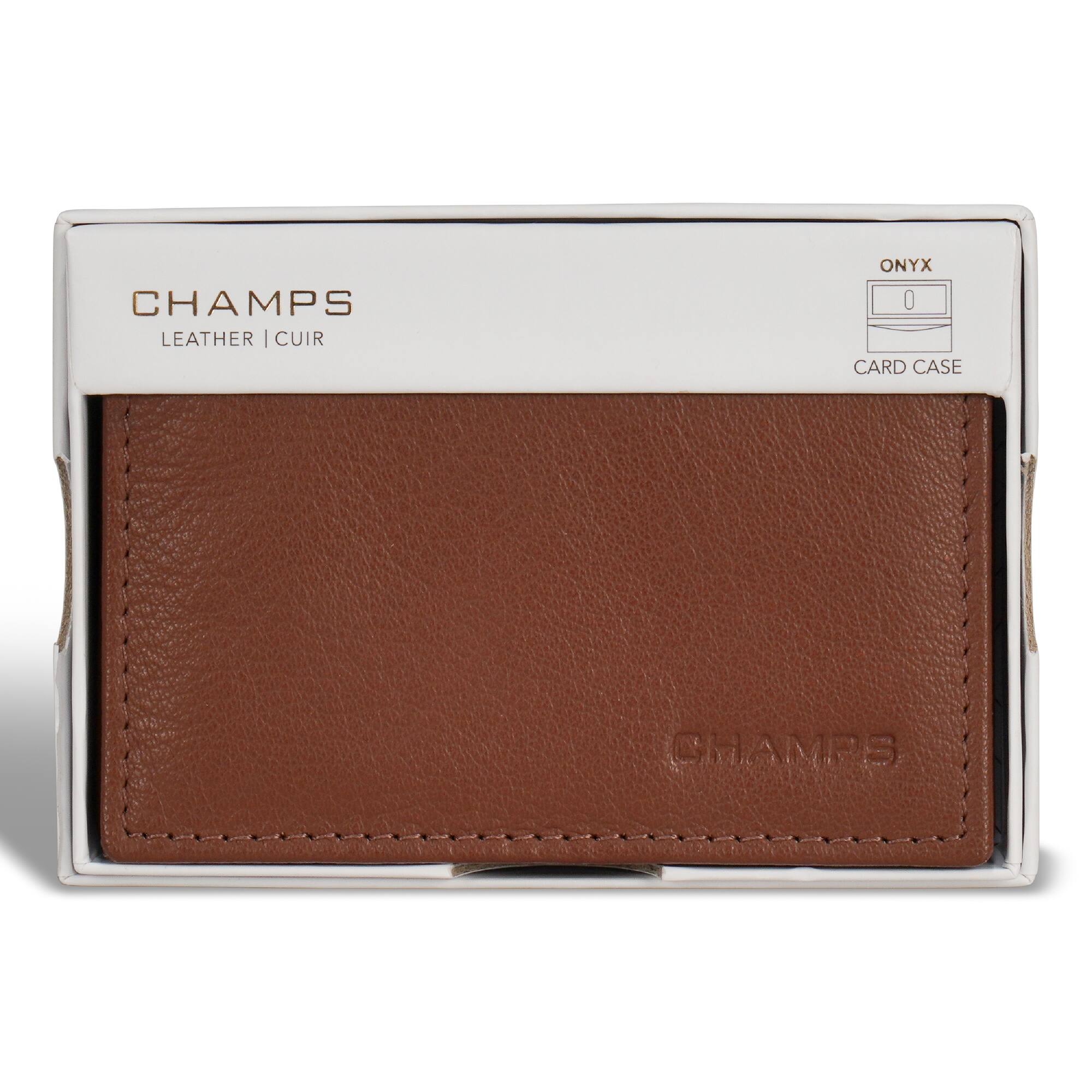 CHAMPS  
LEATHER | CUIR  

ONYX  
CARD CASE  

CHAMPS