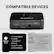 COMPATIBLE DEVICES
WORKS WITH
- TVs with optical (TOSLINK)
- TVs with AUX (3.5mm)
- Smart TVs with built-in Bluetooth
DOESN'T SUPPORT
- TVs with HDMI port only
- Simultaneous playback through soundbar & headphones