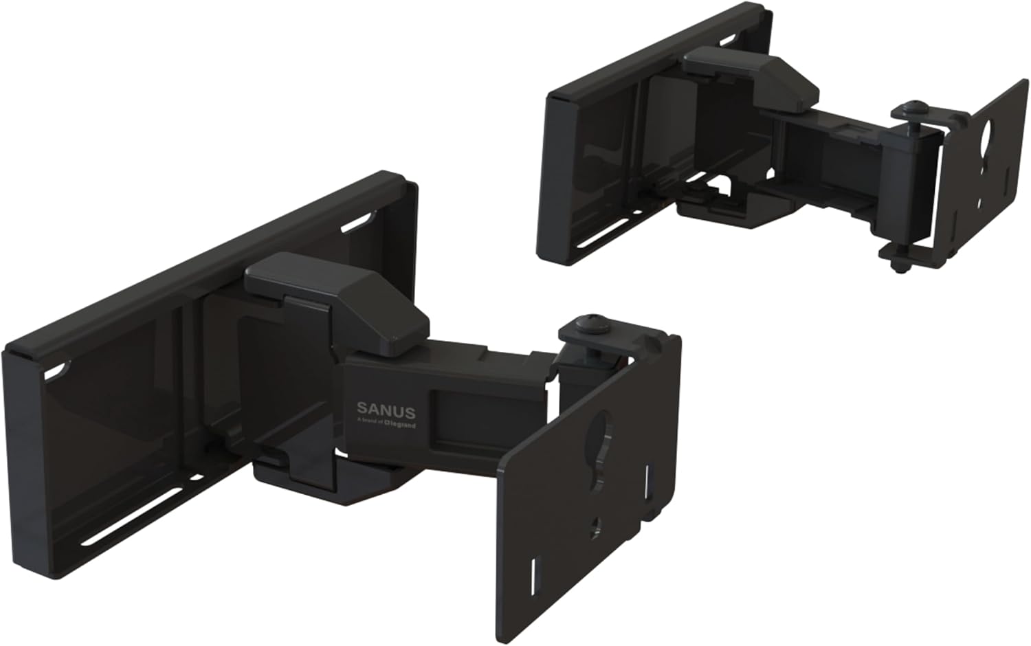 Schertz - Compatible with Most Soundbars – Under TV Speaker Mount for Easy & Secure Installation - Black