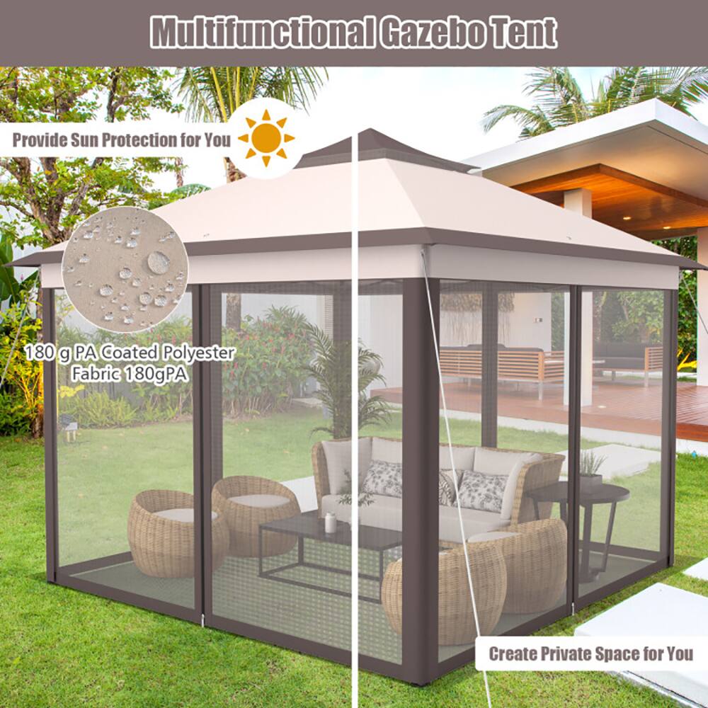 Multifunctional Gazebo Tent

Provide Sun Protection for You

180 g PA Coated Polyester Fabric 180gPA

Create Private Space for You