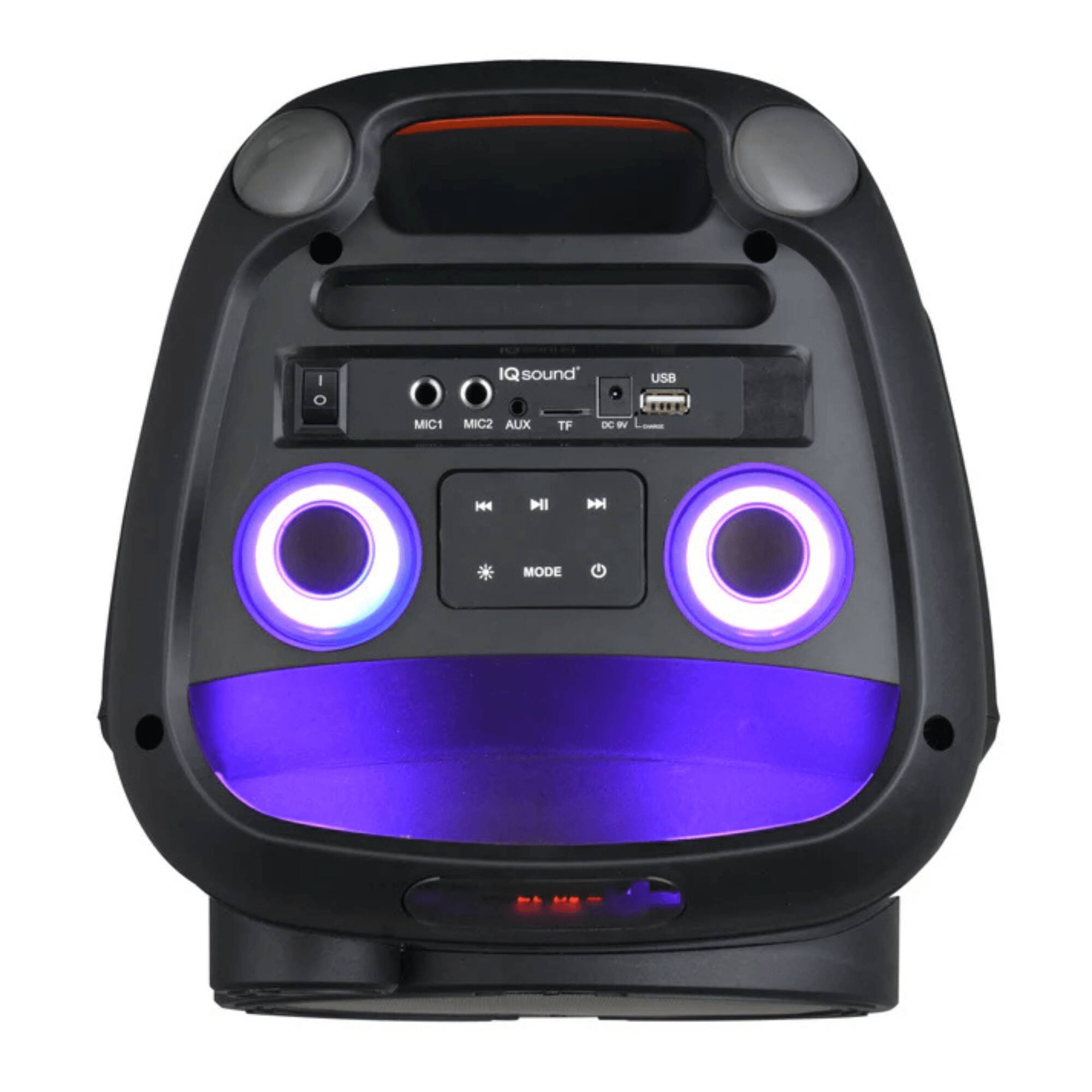 iQ Sound CYBER FLEX8 8 Inch Portable Bluetooth Speaker Black IQ