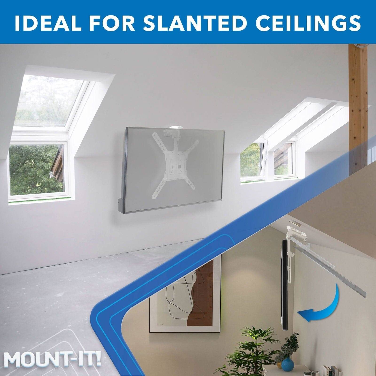 IDEAL FOR SLANTED CEILINGS

MOUNT-IT!
