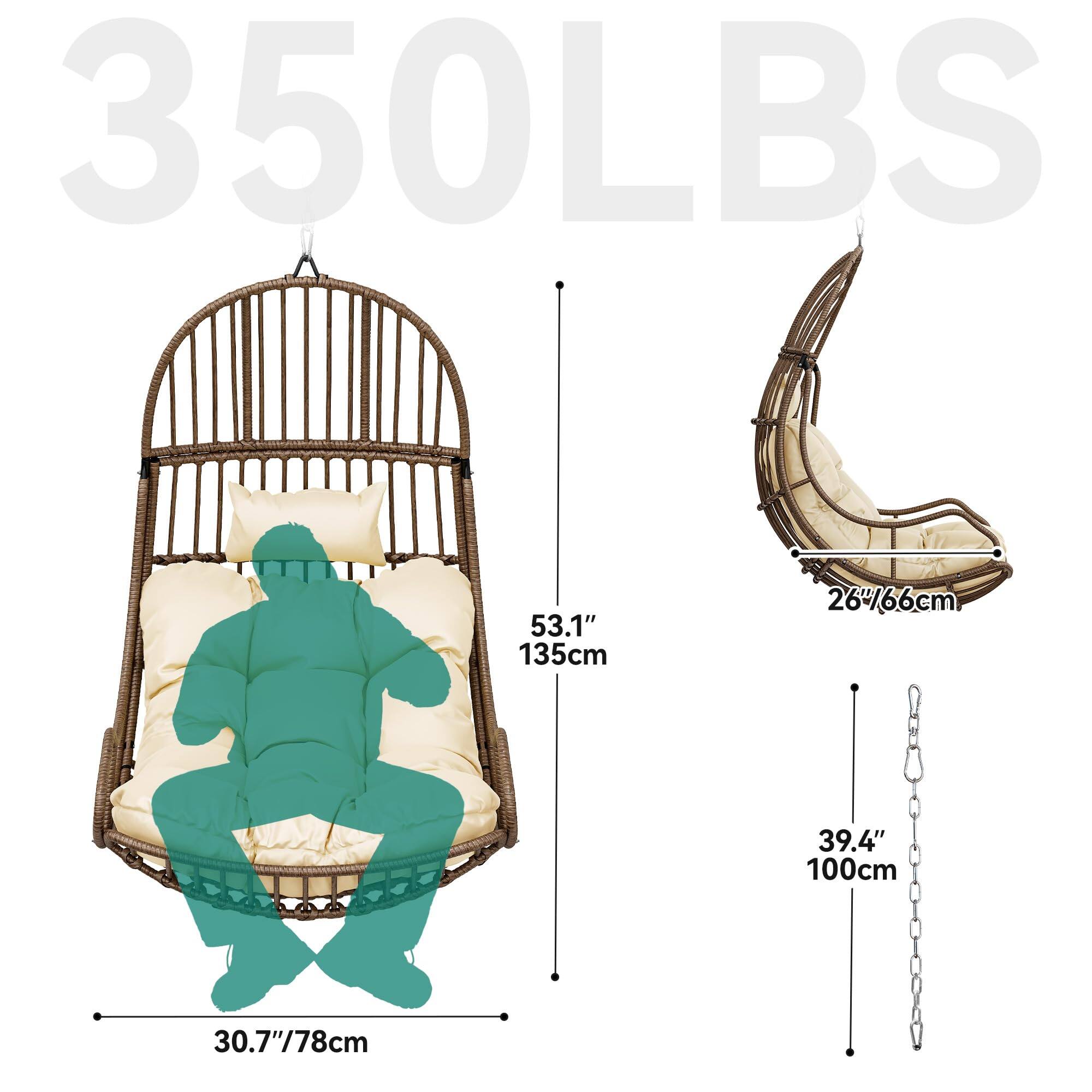 350 LBS  
53.1" / 135 cm  
26" / 66 cm  
39.4" / 100 cm  
30.7" / 78 cm