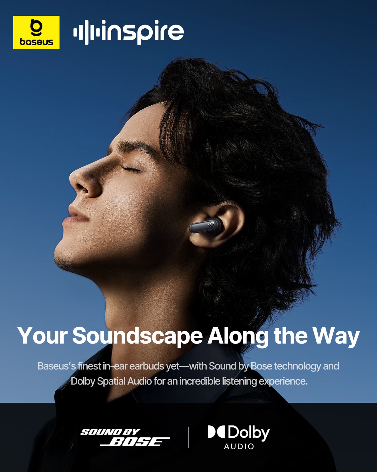 Baseus Inspire XP1 True Wireless Earbuds Sound by Bose, Dolby