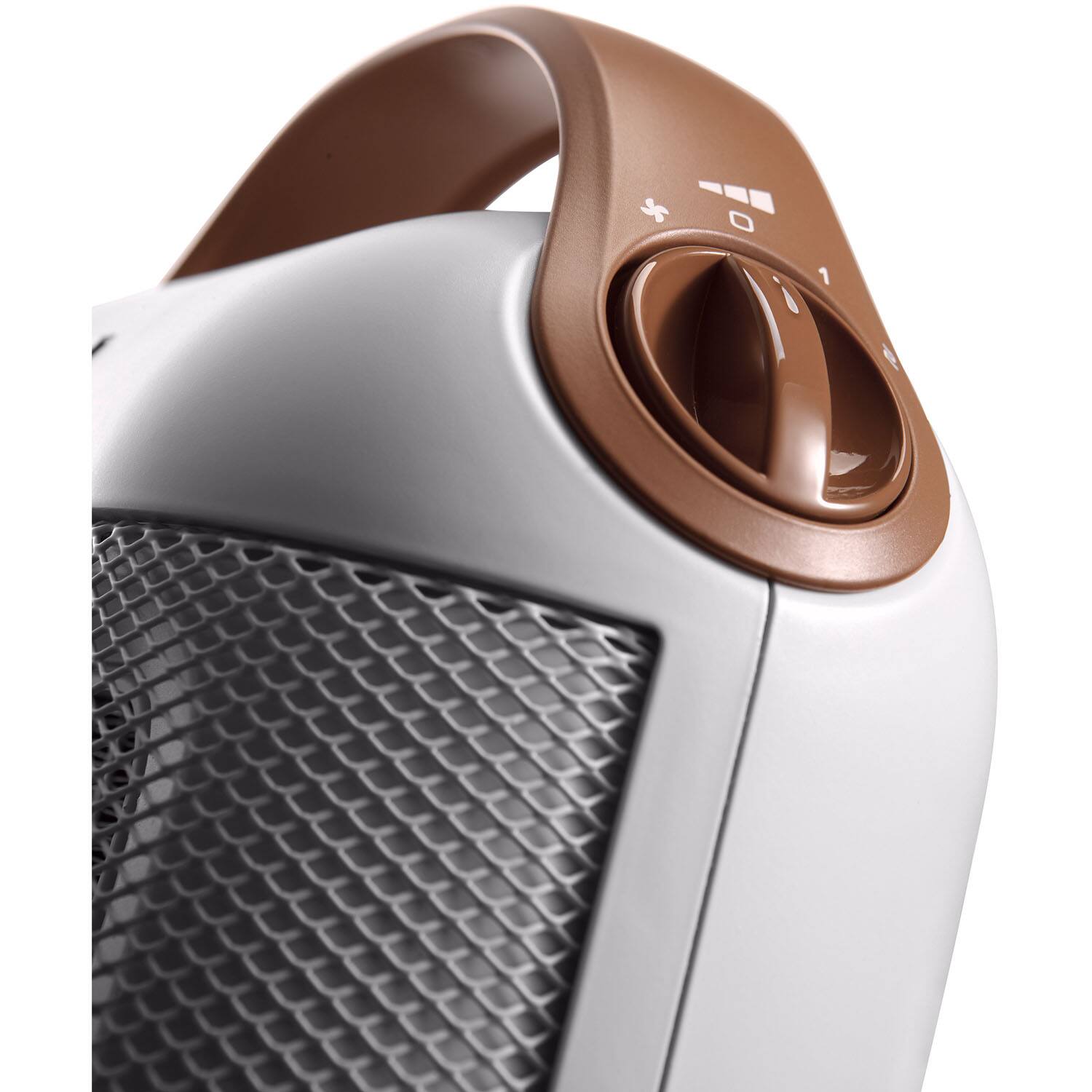 Alt View 3. De'Longhi - Capsule Compact Ceramic Heater in White - White.