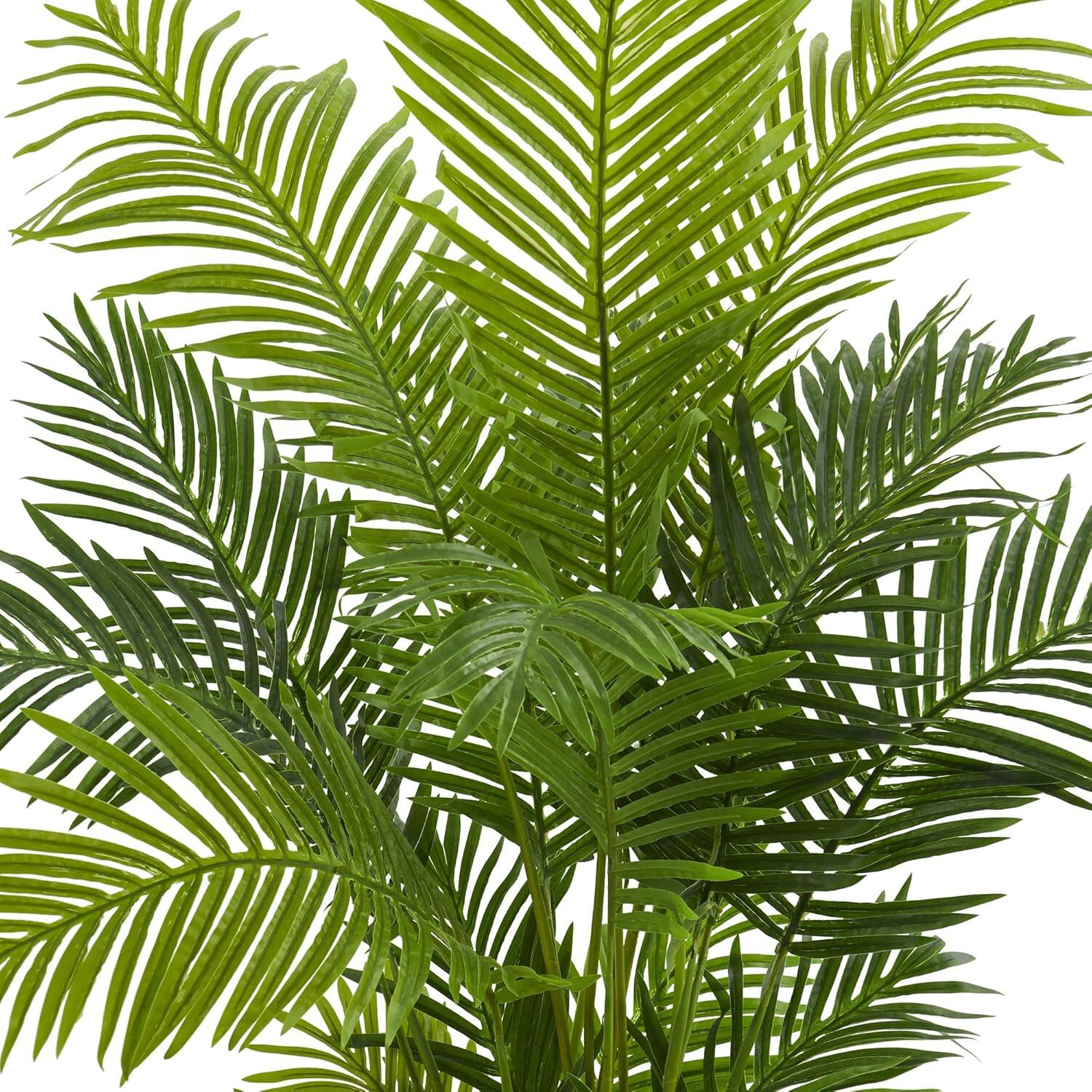 Front. BreeBe - 5' Hawaii Palm Artificial Tree - Green.