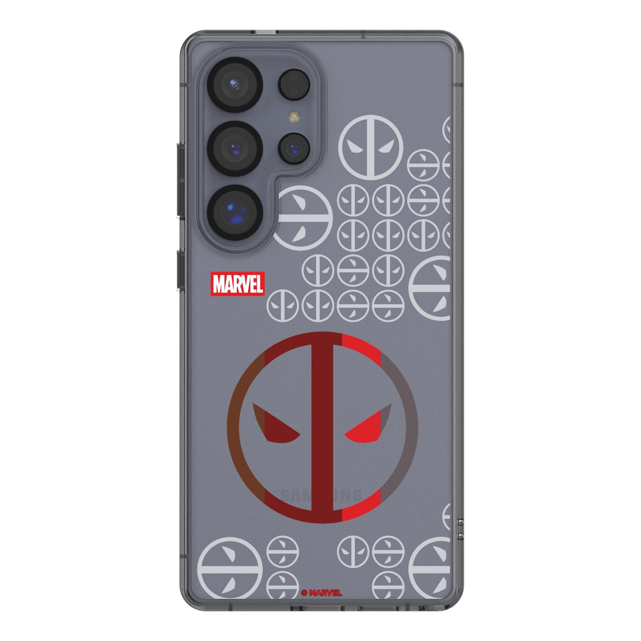 Keyscaper - Marvel Sigil Clear Phone Case - Samsung Galaxy S25 - Deadpool