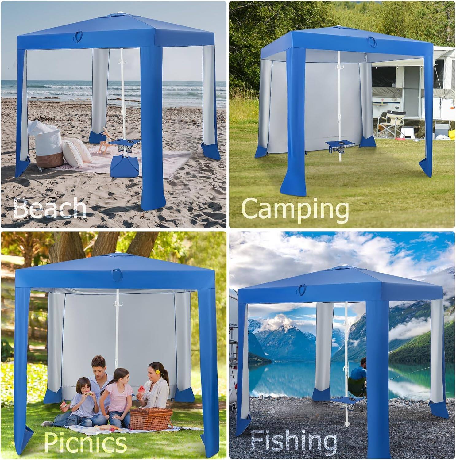 Beach Camping Picnics Fishing