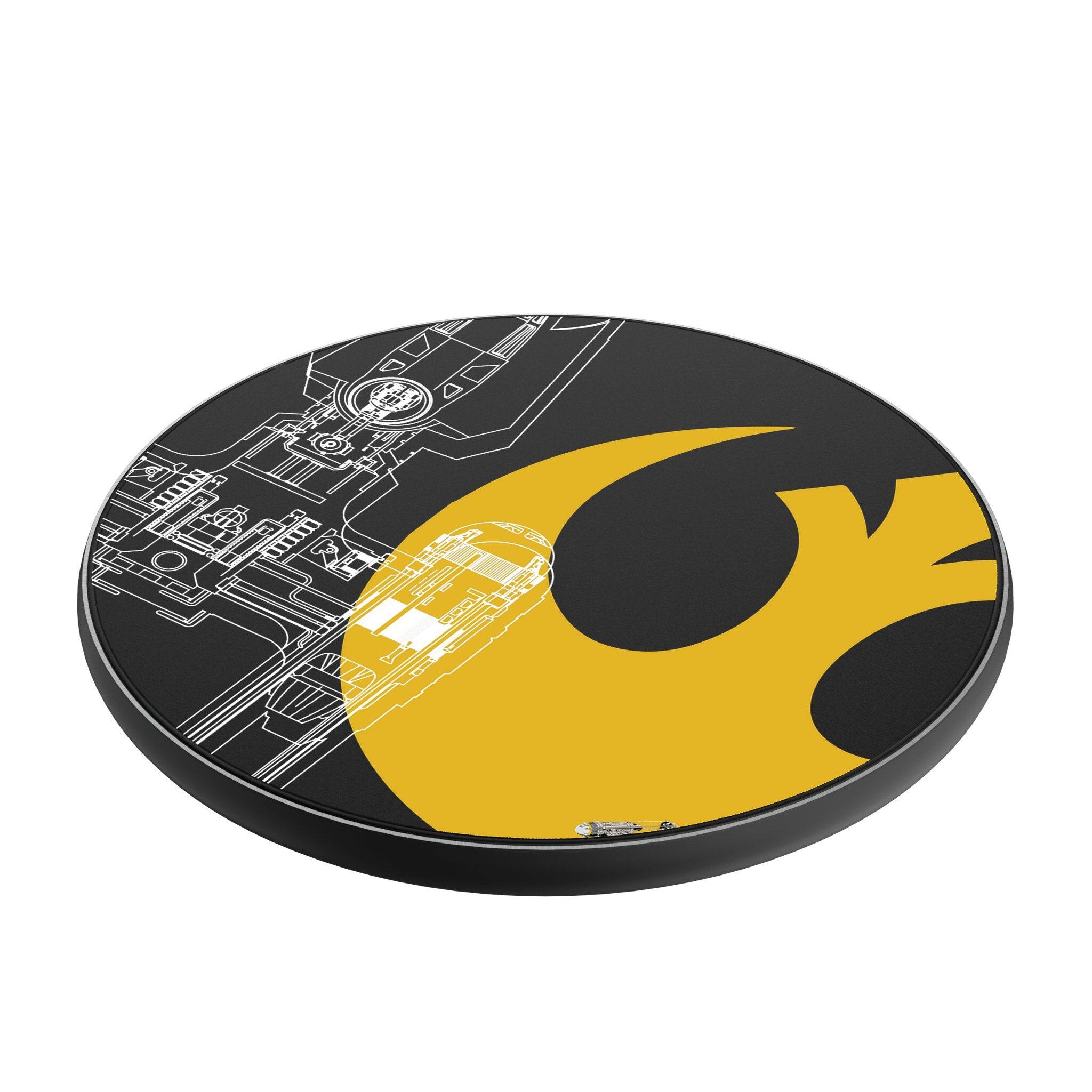 Angle. Keyscaper - Star Wars: A New Hope FactionTech 15-Watt Wireless Charger - Y-Wing.