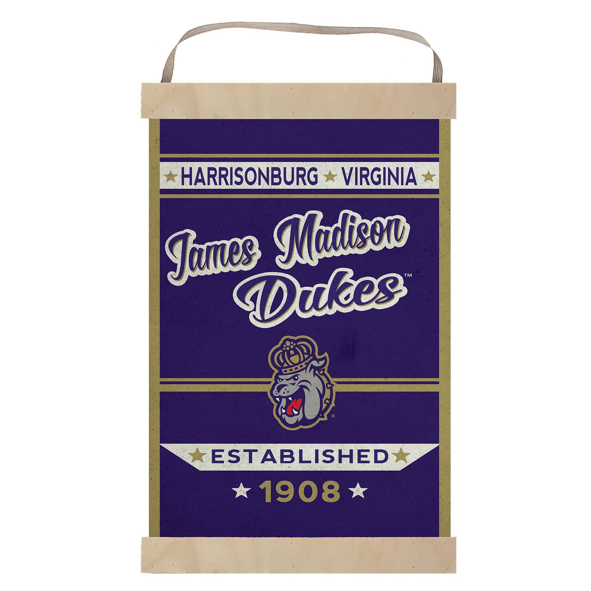 HARRISONBURG VIRGINIA  
James Madison Dukes  
ESTABLISHED 1908