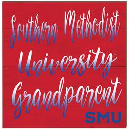 Jardine - SMU Mustangs 10'' x 10'' Grandparent Plaque - Red
