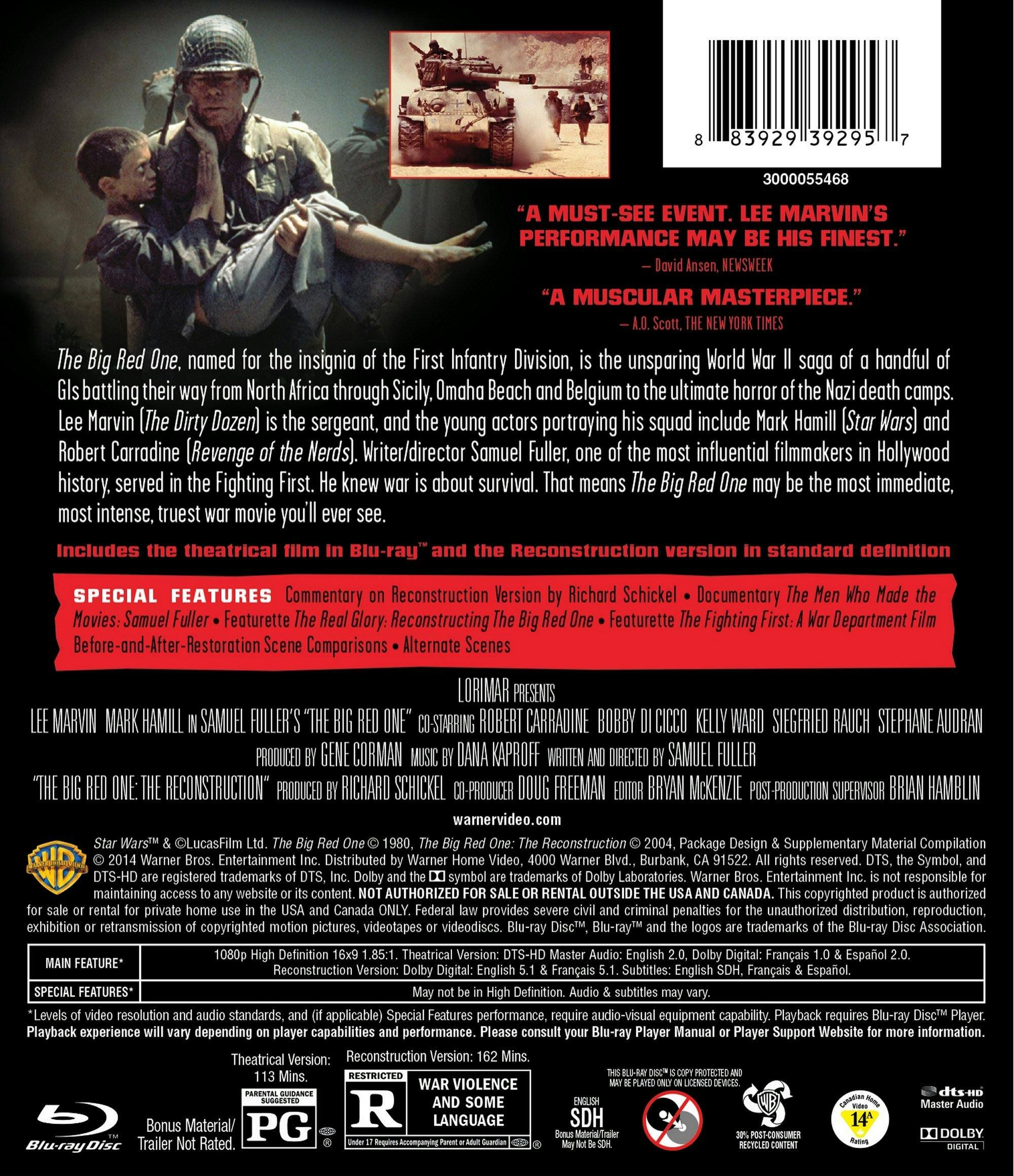 Back. The Big Red One [Blu-ray].