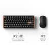 PM . i5 . . S . i F4 - " - F . "1 - . - F 4 F5O - 218 - F1 a del - 1 . 2 . 3 . 5 4 . % 5 . A & I I 1 2 o - + backspace pigu bb= a W 1 2 T Y U - 0 P - : - I - I agdn caps bock a 1 a 1 a . i K : - . - enter home . sht 2 x C V . N M . 1 I - sNiR . and contrl option x x Te C . . K2 WIRELESS MAGNETIC SWITCH KEYBOARD M3 WIRELESS MOUSE