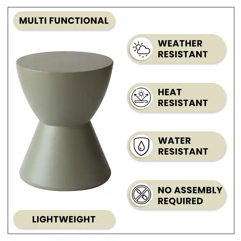 MULTI FUNCTIONAL  
WEATHER RESISTANT  
HEAT RESISTANT  
WATER RESISTANT  
NO ASSEMBLY REQUIRED  
LIGHTWEIGHT