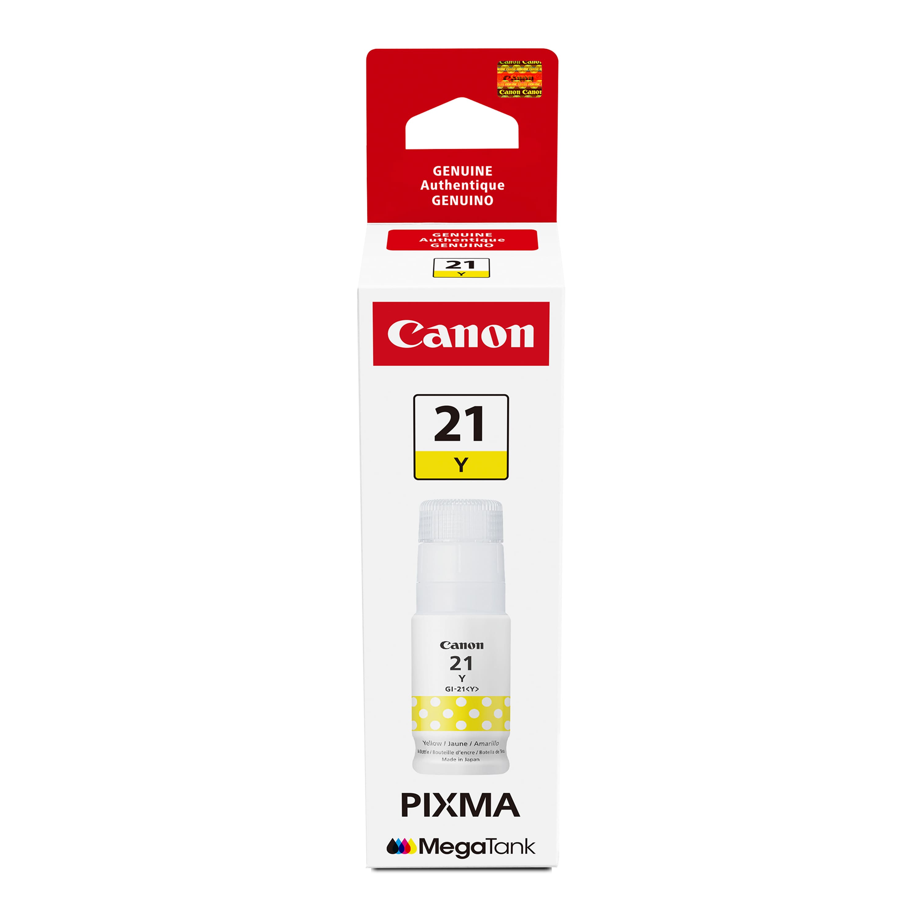 Canon - MegaTank GI-21 Ink Bottle - Yellow