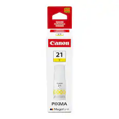 Canon Genuine Authentique GENUINO EVI 21 Y Canon 21 Y GI-2T flow - Amarelo / Yellow - PIXMA MegaTank