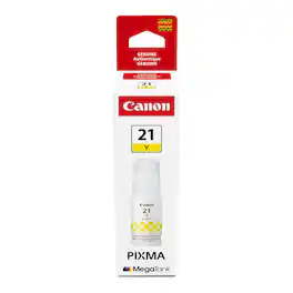 Canon - MegaTank GI-21 Ink Bottle - Yellow