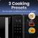 3 Cooking Presets Plus the option to defrost by time or by weight
S: 6:15
Sopcom Beverage
Defrost
Power Level
Clock
Timer
Sound
1
2
3