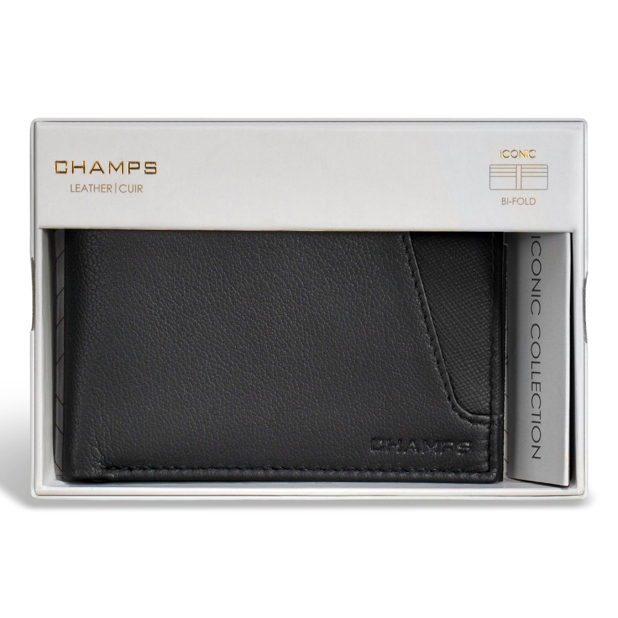 CHAMPS  
LEATHER | CUIR  

ICONIC  
BI-FOLD  

ICONIC COLLECTION
