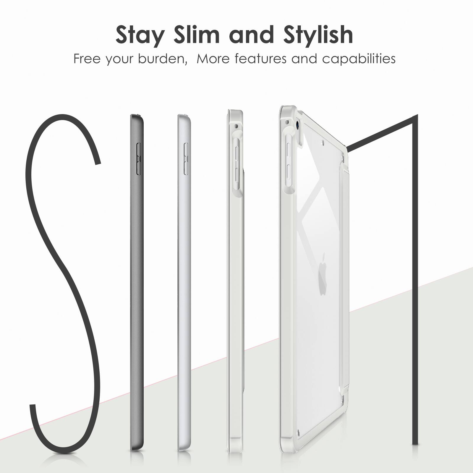 Stay Slim and Stylish  
Free your burden, More features and capabilities