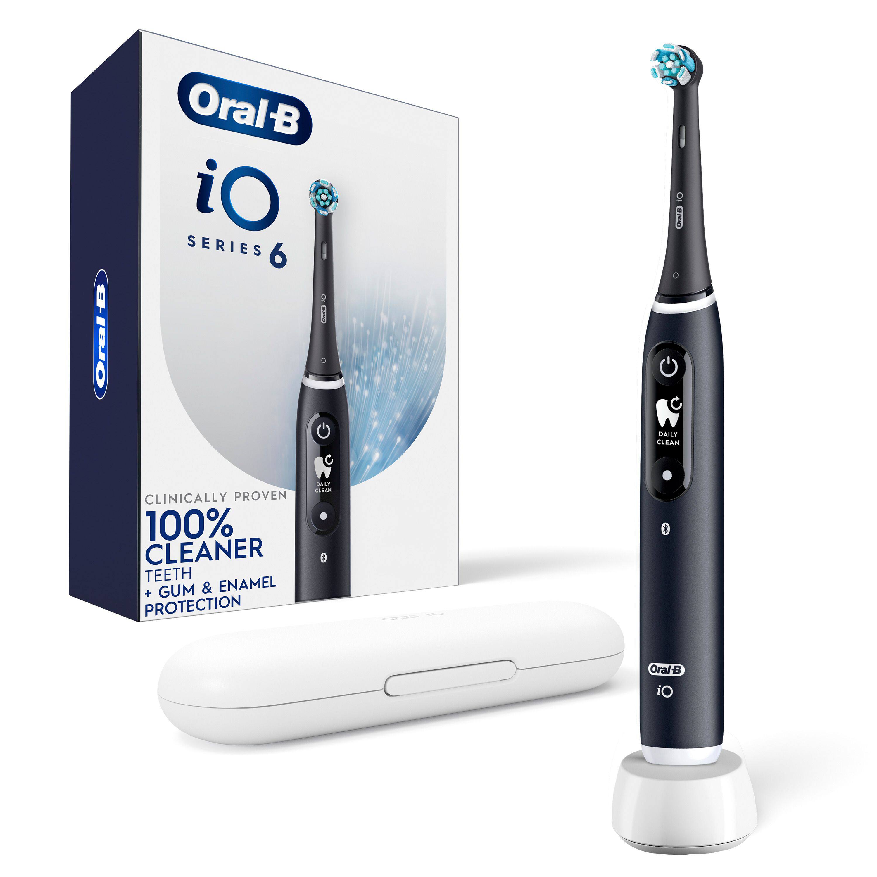 Oral-B iO SERIES 6 iO DAILY CLEAN CLINICALLY PROVEN 100% CLEANER TEETH GUM & ENAMEL + PROTECTION