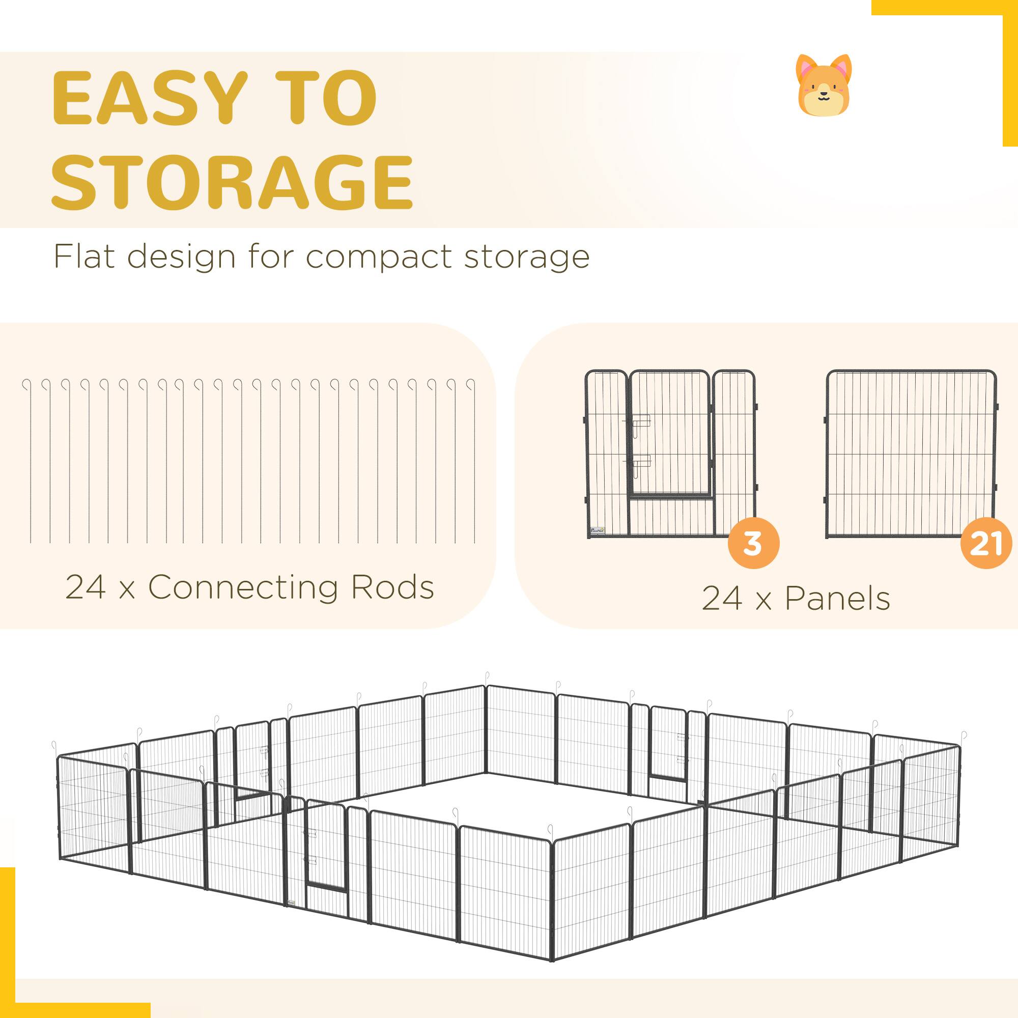EASY TO STORAGE

Flat design for compact storage

24 x Connecting Rods

24 x Panels

3

21
