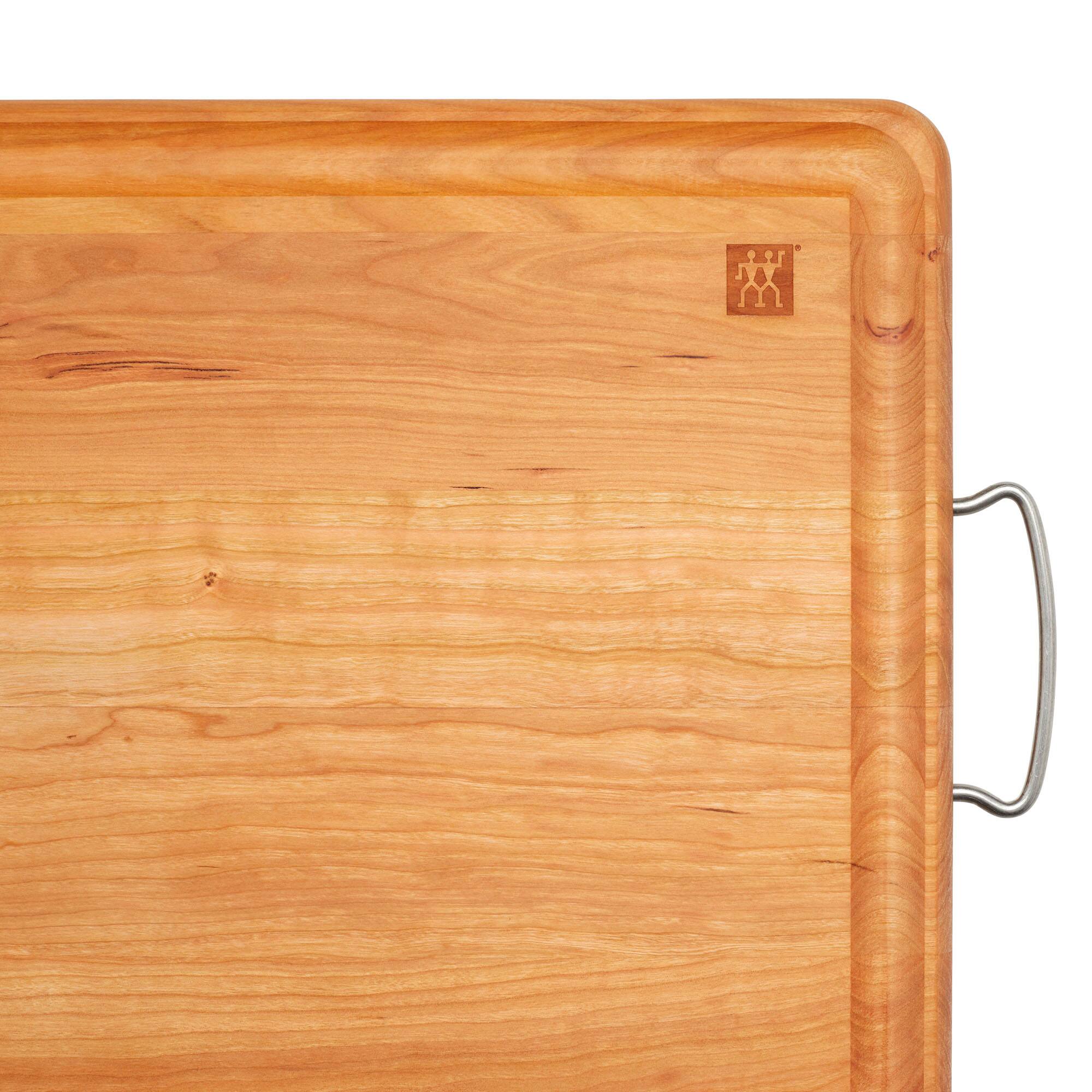 Alt View 6. ZWILLING - ZWILLING Cherry Wood Carving Board with Handles - cherry.