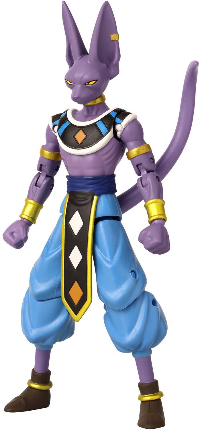 Alt View 1. Bandai - Bandai - Dragon Ball Super - Dragon Stars - Beerus Action Figure   - Collectibles - Multicolor.