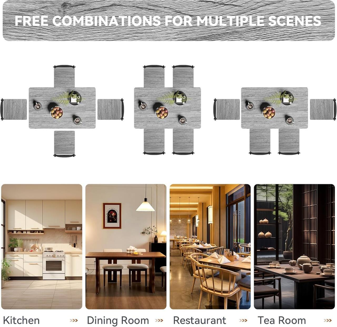 FREE COMBINATIONS FOR MULTIPLE SCENES

Kitchen >>> Dining Room >>> Restaurant >>> Tea Room >>>