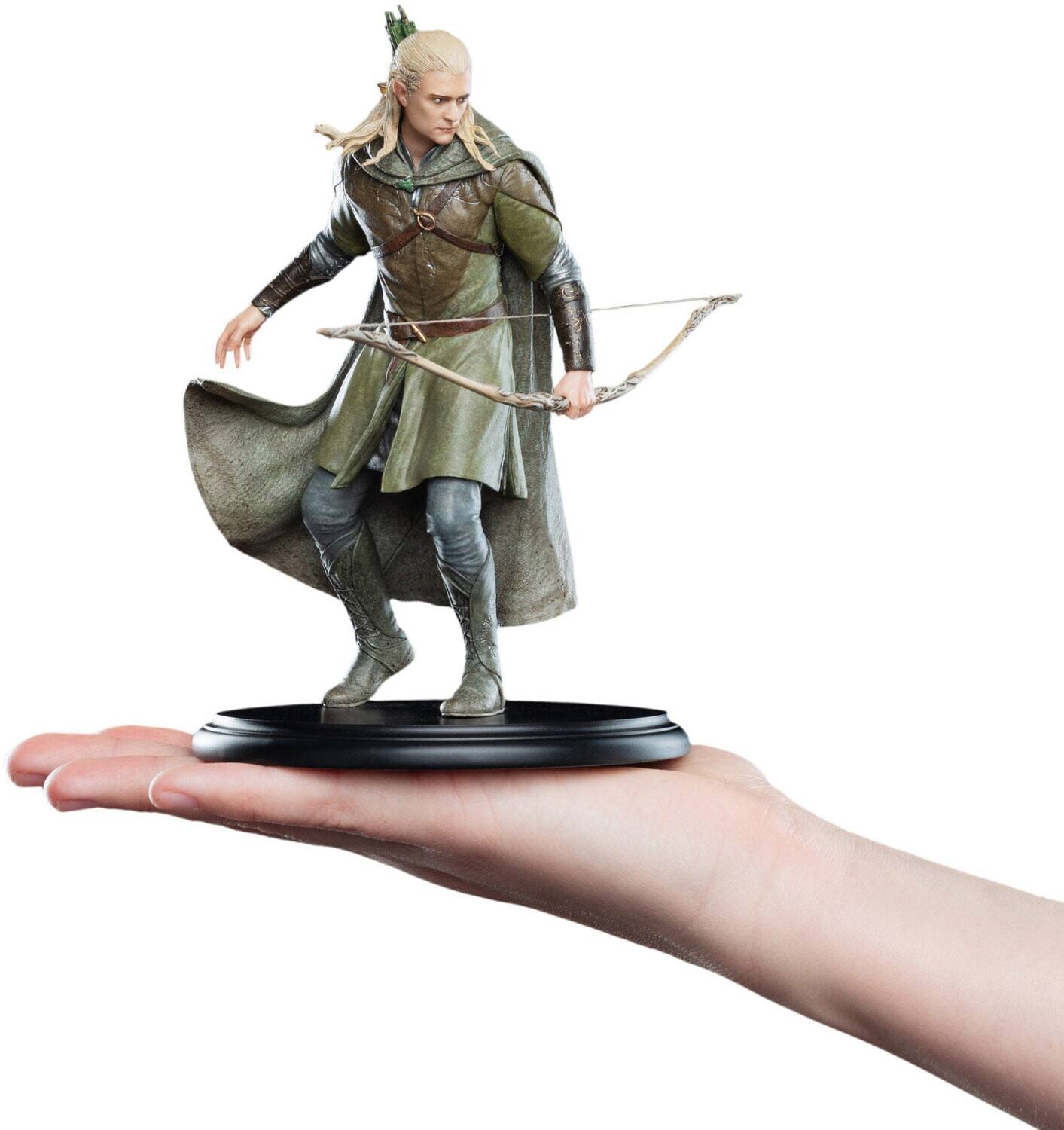 Alt View 4. Weta Workshop - WETA Workshop Polystone - The Lord of the Rings Trilogy - Legolas Miniature Statue   - COLLECTIBLES - Multicolor.