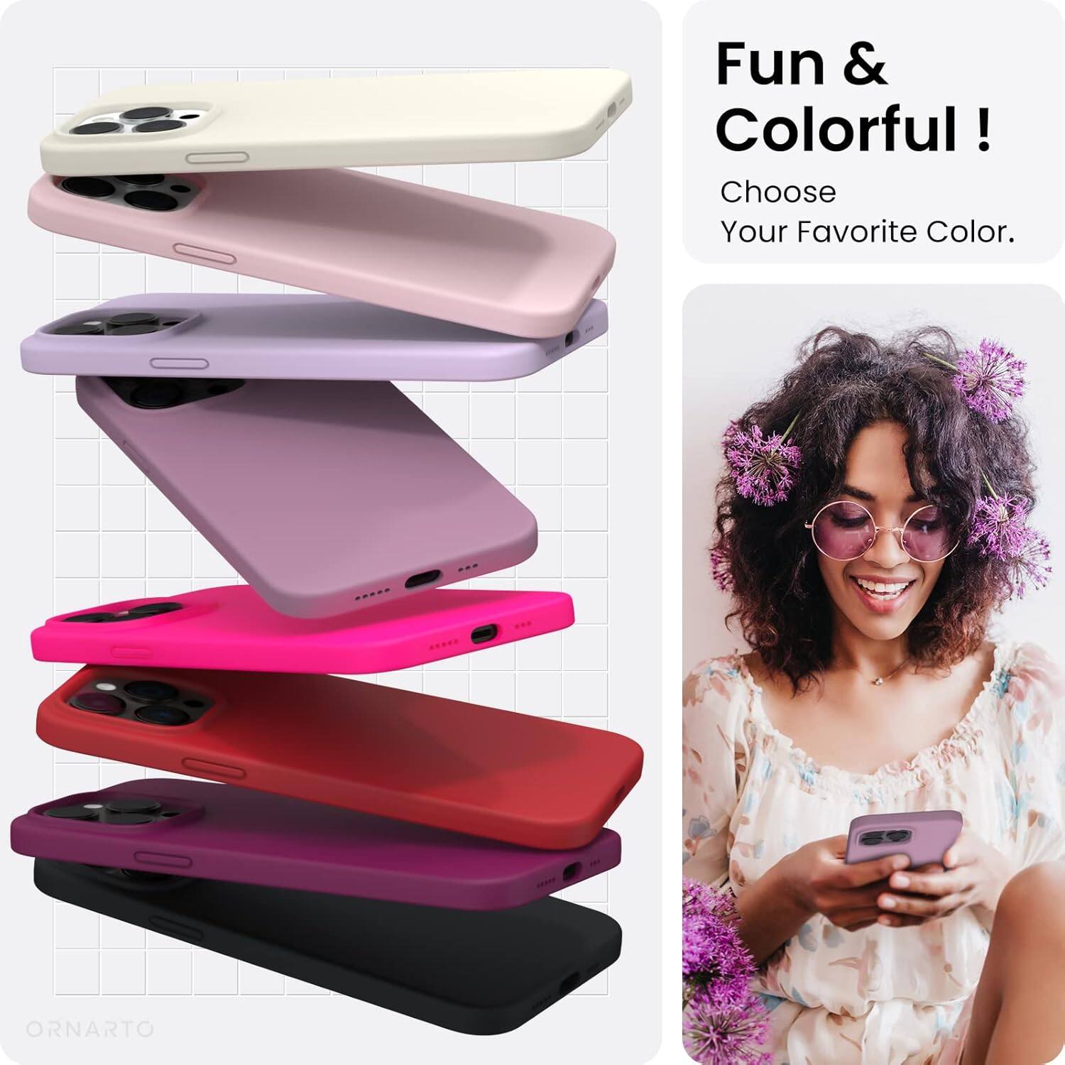 Fun & Colorful! Choose Your Favorite Color. ORNARTO