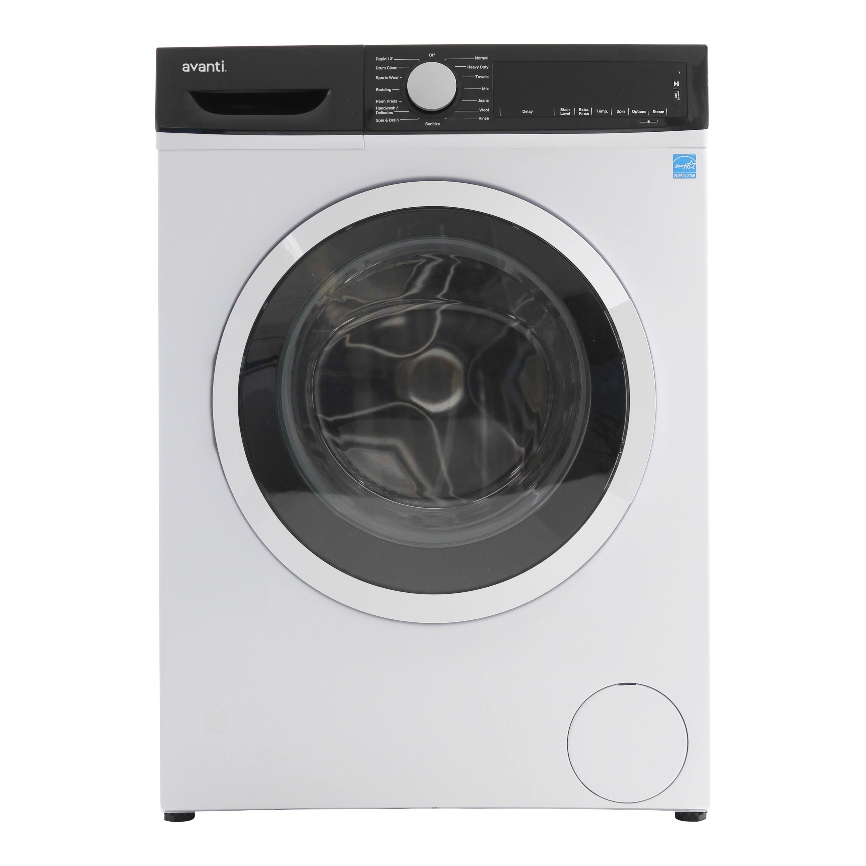 Alt View 6. Avanti - Front Load Washer - White.