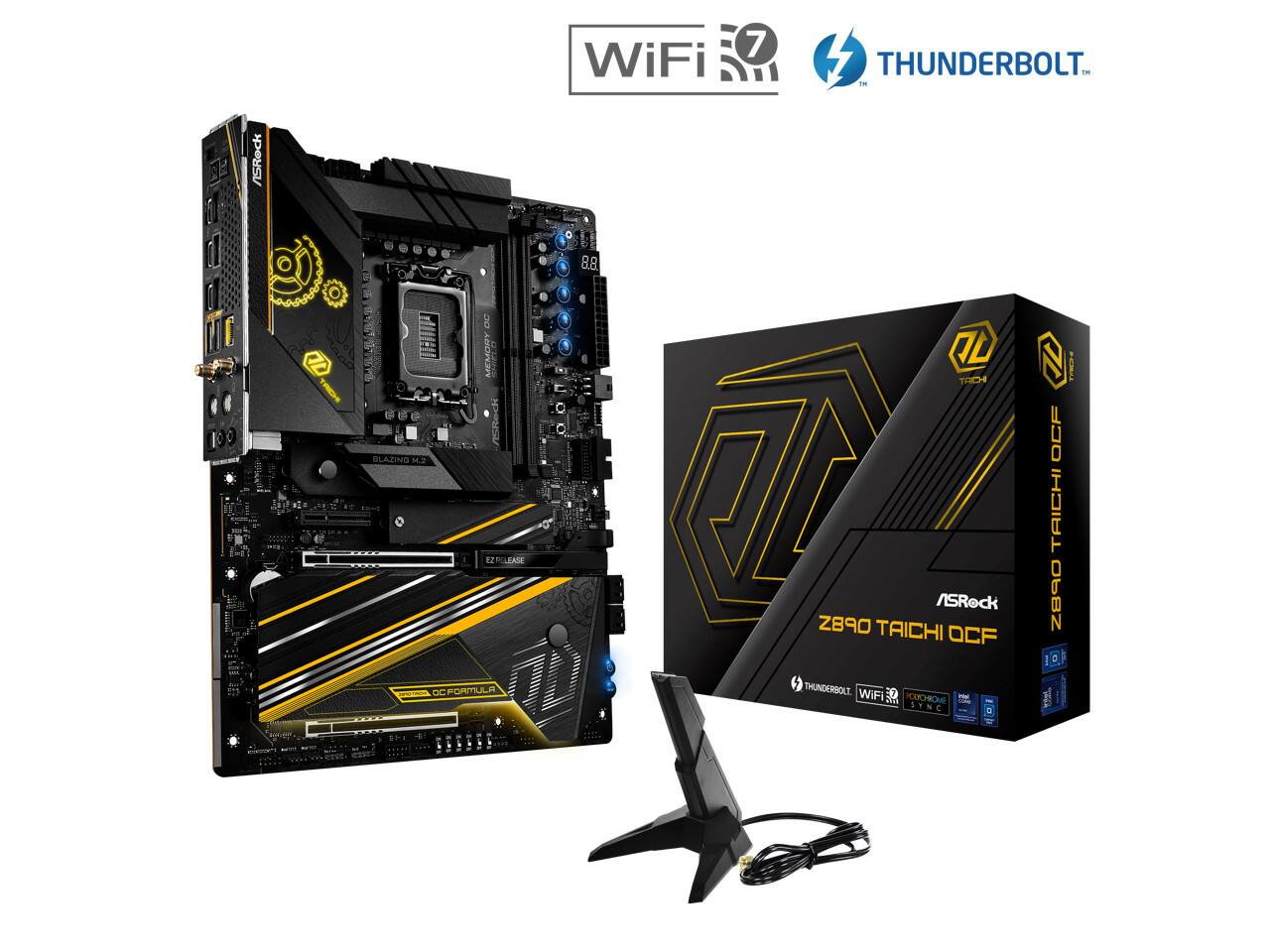 7 WiFi THUNDERBOLT - ASRock Z890 TAICHI OCF THUNDERBOLT WIFI CE  
CACP I MEAUM2Y | /edi GLAZING 1.2  
FLERM DC FORMULA 8.8  
TACH  
ASRock Z890 TAICHI OCF  
TAICHI OP8S 10