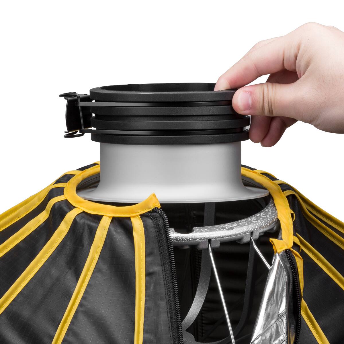 Alt View 3. Glow - Glow EZ Lock Quick Softbox Speedring Insert 144mm for Profoto.