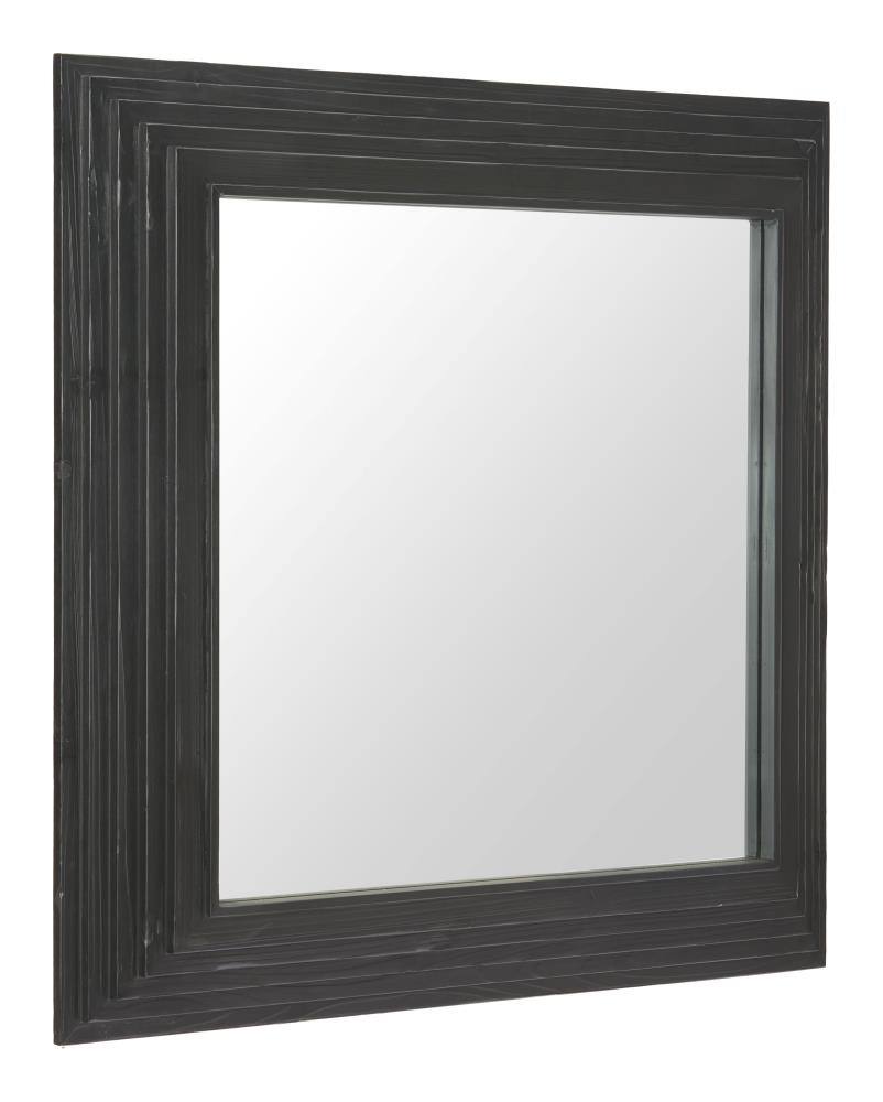 Angle. Hivvago - Kare Mirror Black - Black.