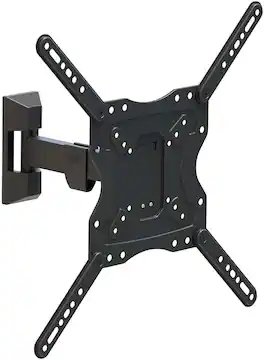 ELG - FULL40 Full Motion TV Wall Mount with VESA 400x400mm Tilt and Swivel for 26 to 65 inch TVs - Black