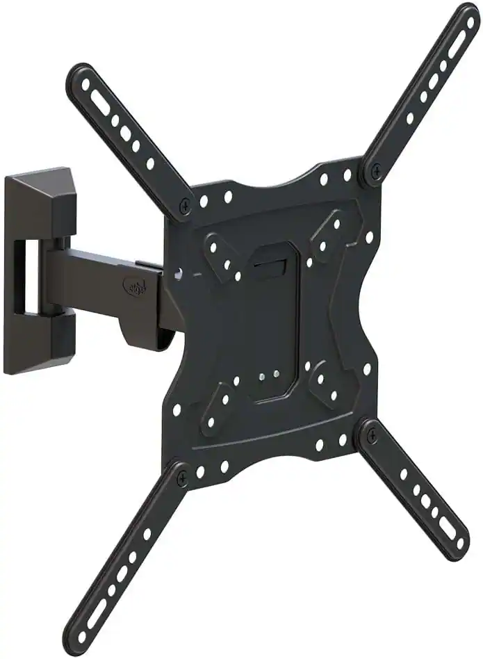 Front. ELG - ELG FULL40 Full Motion TV Wall Mount with VESA 400x400mm Tilt and Swivel for 26 to 65 inch TVs - Black.