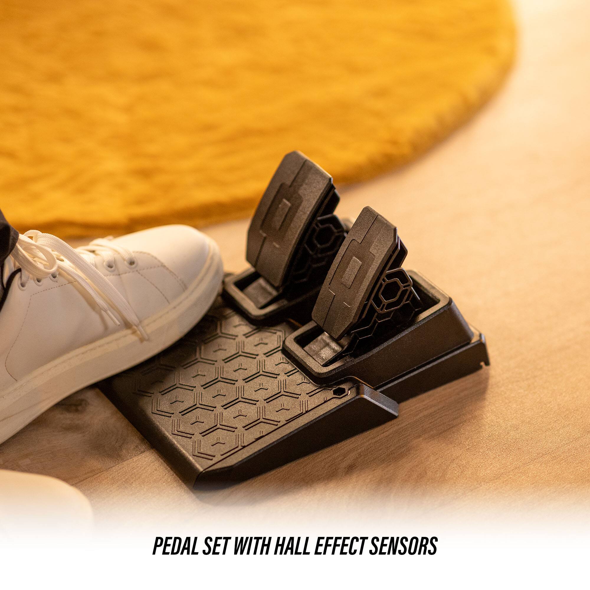 PEDAL SET WITH HALL EFFECT SENSORS