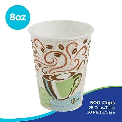 8 oz  
500 Cups  
25 Cups/Pack  
20 Packs/Case