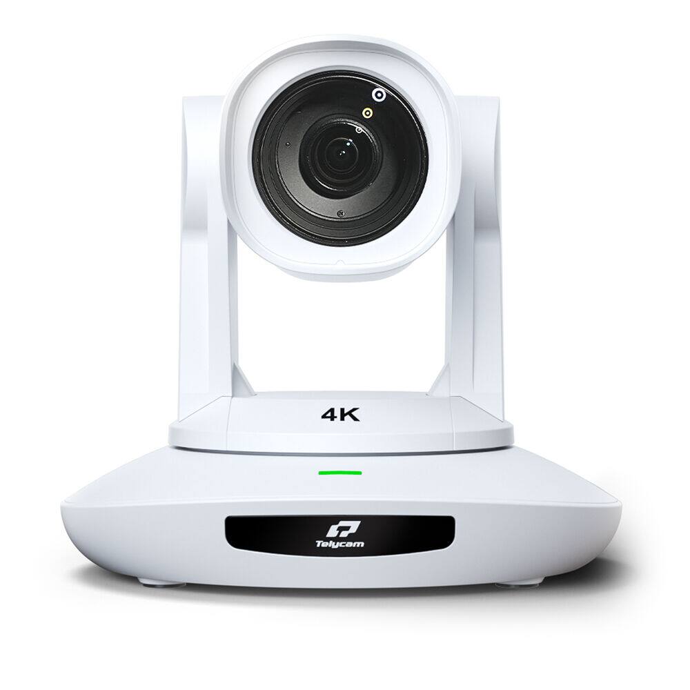 Front. Telycam - Vision+ N3 PTZ Auto Tracking & Live Streaming with 30X Optical Zoom, Up to 1080p60, 3G-SDI, HDMI, NDI|HX3 - White.