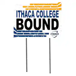 Jardine - Ithaca College Bombers 18" x 24" Team Yard Sign - White