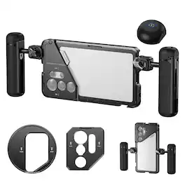 Neewer - S25 Ultra Cage, 2 Handles, 67mm/17mm/T-Mount - Black