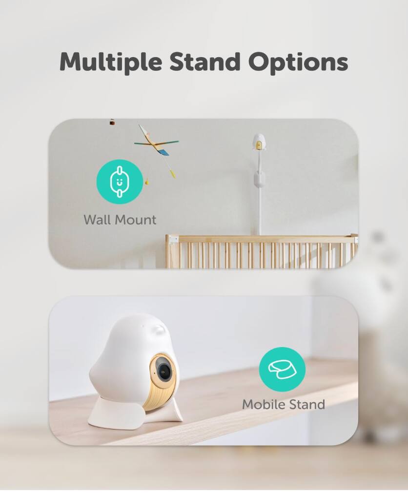 Multiple Stand Options

Wall Mount

Mobile Stand
