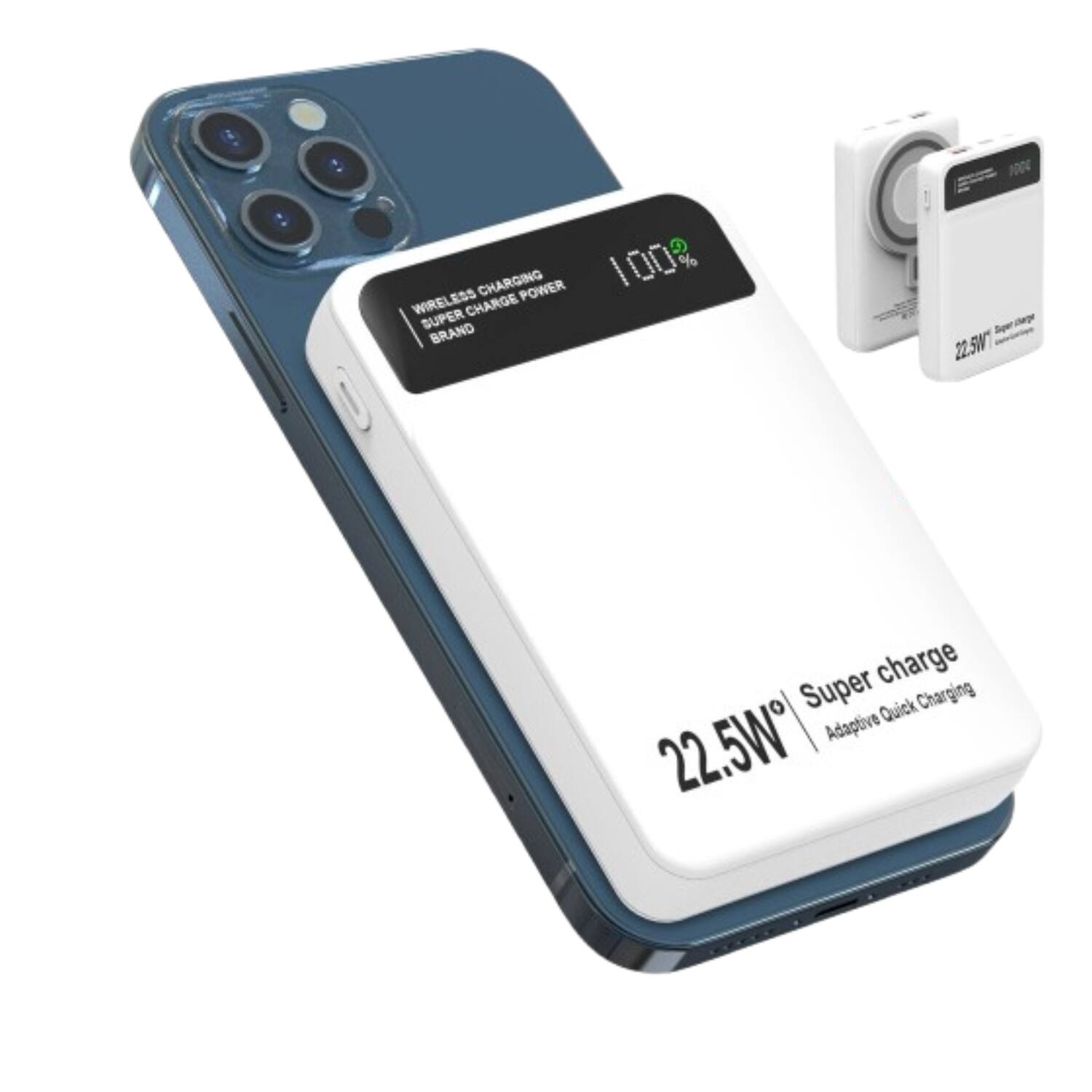 1000 CHARGING POWER  
WIRELESS CHARGING  
SUPER CHARGE POWER  
BRAND  

100%  

22.5W  
Super charge  
Adaptive Quick Charging  

22.5W  
Super charge  
Adaptive Quick Charging