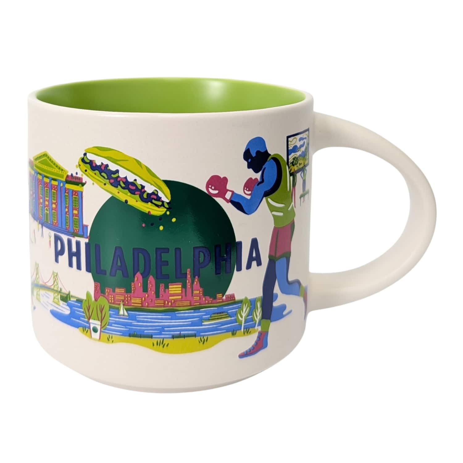 Starbucks - Discovery Series Philadelphia Ceramic Mug, 14 Oz - Blue