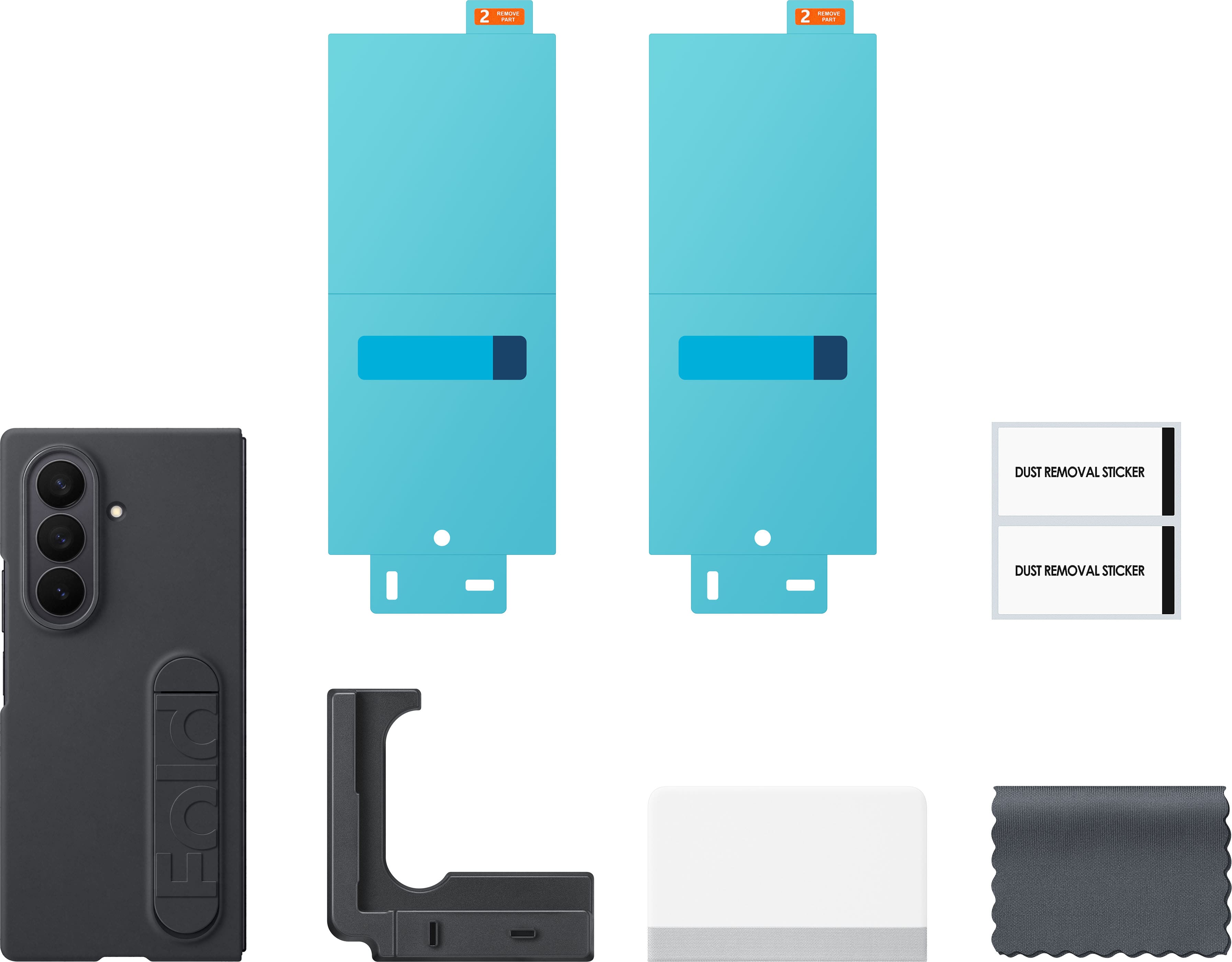 2 POST DUST REMOVAL STICKER, 2 POST DUST REMOVAL STICKER